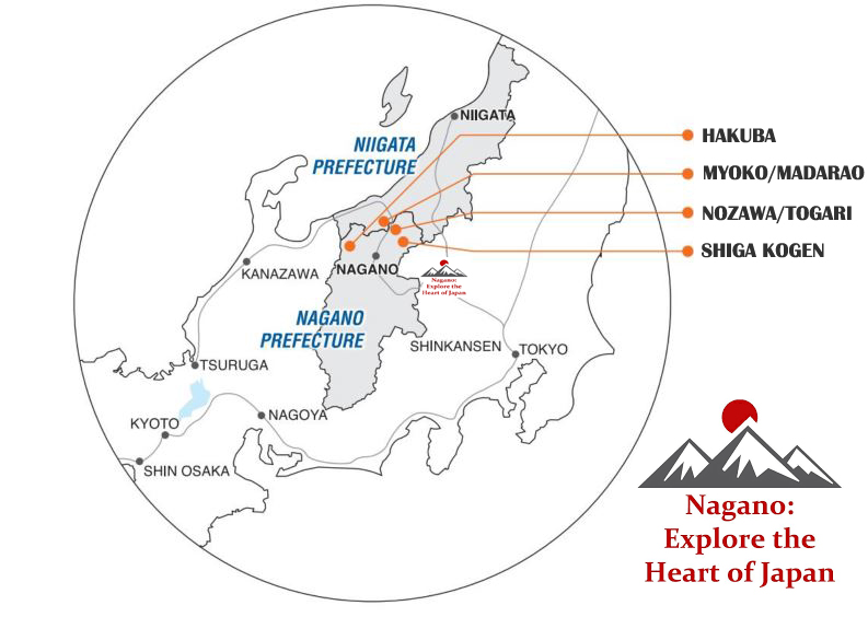 nagano ski resorts location